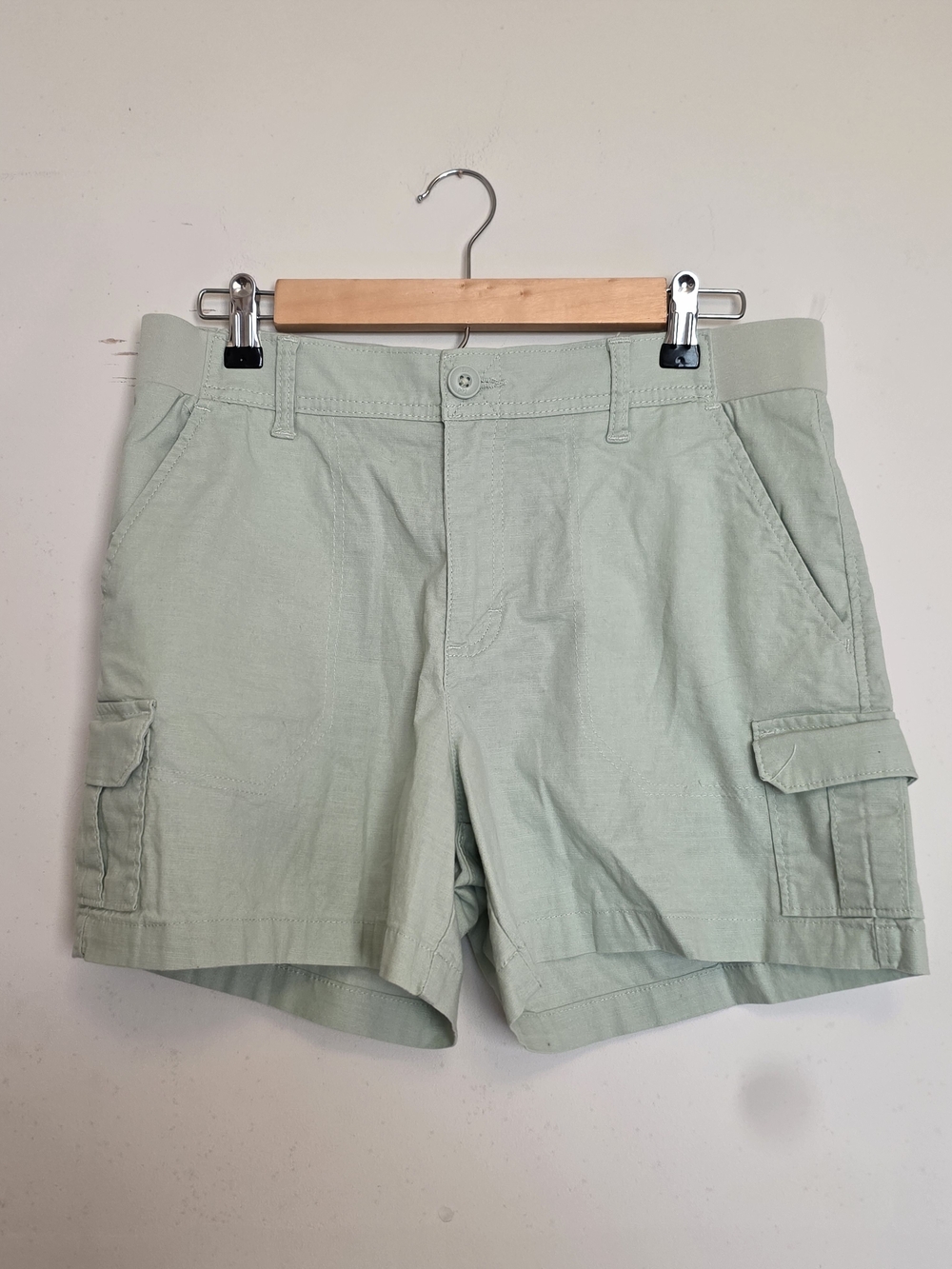 Lee Women's Sage Green Cargo Shorts